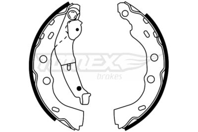 Комплект тормозных колодок TOMEX Brakes TX 22-45 для SUZUKI SWIFT