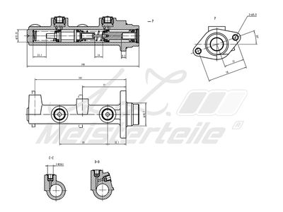 Спирачна помпа A.Z. Meisterteile AZMT-44-110-1033