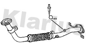 Rura wydechowa KLARIUS 301571