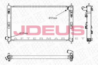 KüHLER MOTORKüHLUNG JDEUS M0180240