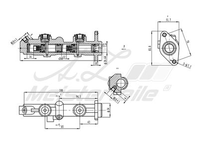 Спирачна помпа A.Z. Meisterteile AZMT-44-110-1068