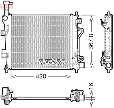 DENSO DRM43007 Крышка радиатора  для KIA PICANTO (Киа Пиканто)