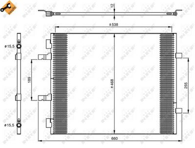 Condenser, air conditioning 35960