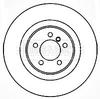 BORG & BECK BBD5830S Тормозные диски  для LAND ROVER RANGE ROVER III (L322) 3.6 D 4x4