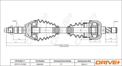 ANTRIEBSWELLE DR!VE+ DP2110100526