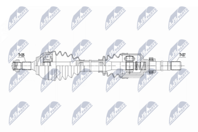 Wał napędowy NTY NPW-CT-150