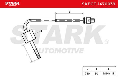 датчик, температура на изгорелите газове STARK SKEGT-1470039