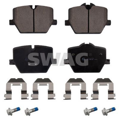 комплект спирачно феродо, дискови спирачки SWAG 33 10 7592