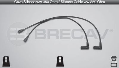 Комплект проводов зажигания BRECAV 06.560 для FIAT 126