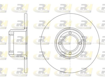 спирачен диск ROADHOUSE 6008.00