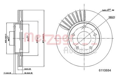 Brake Disc 6110684