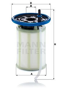 Топливный фильтр MANN-FILTER PU 7018 для ALFA ROMEO STELVIO
