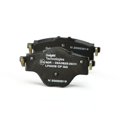 BREMSBELAGSATZ SCHEIBENBREMSE DELPHI LP2509 3