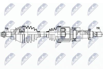 Wał napędowy NTY NPW-BM-158
