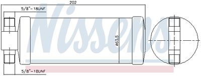 Torkare,m klimatanläggning NISSENS 95626