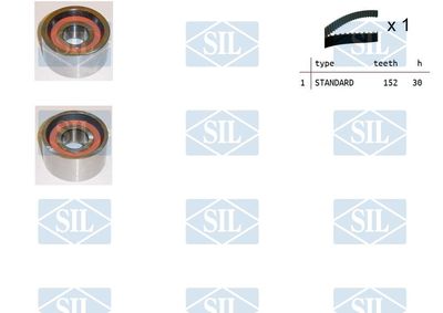 Комплект ремня ГРМ Saleri SIL TK1044 для FIAT CAMPAGNOLA