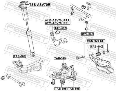 SUPORT TRAPEZ FEBEST TAB604 1