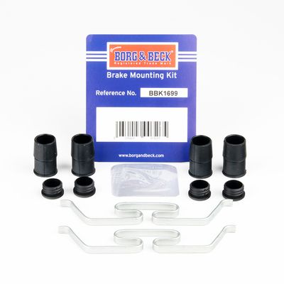 Комплектующие, колодки дискового тормоза BORG & BECK BBK1699 для JAGUAR E-PACE