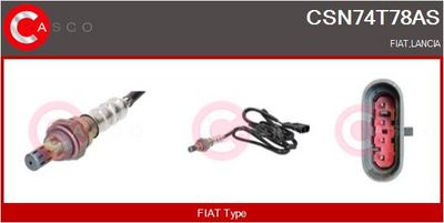 SONDA LAMBDA CASCO CSN74T78AS