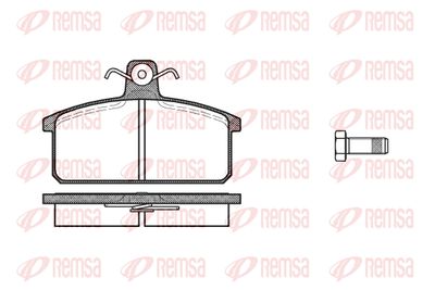 Комплект тормозных колодок, дисковый тормоз REMSA 0128.00 для LANCIA GAMMA