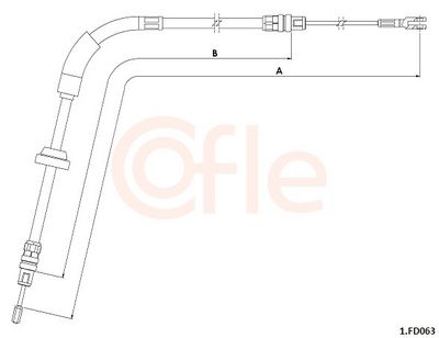 CABLU FRANA DE PARCARE