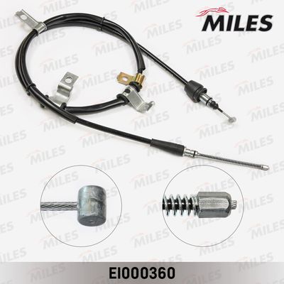 Тросик, cтояночный тормоз MILES EI000360 для HYUNDAI GETZ