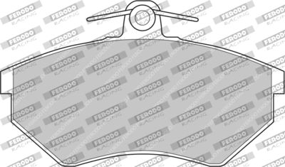Комплект тормозных колодок, дисковый тормоз FERODO RACING FCP775R для CHERY BONUS