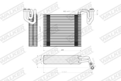 VERDAMPFER KLIMAANLAGE WALKER WEV00110 6