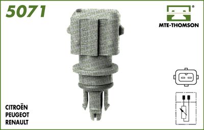 Czujnik, temperatura powietrza dolotowego MTE-THOMSON 5071
