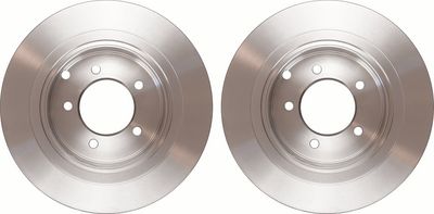 Brake disc Achter Links/Rechts past: CHRYSLER 200, SEBRING  CITROEN C4 AIRCROSS  DODGE CALIBER  LANCIA FLAVIA  MITSUBISHI ASX, LANCER VIII, OUTLANDER II  PEUGEOT 4007, 4008 1.6-3.6ALK 06.06-
