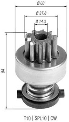 MAGNETI MARELLI Krumpliaratis, starteris