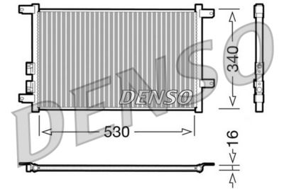 DENSO DCN01011 Радиатор кондиционера  для ALFA ROMEO 156 (Альфа-ромео 156)