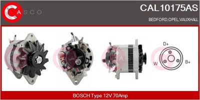 CASCO CAL10175AS Генератор  для OPEL (Опель)