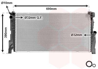 VAN WEZEL 06012701 Крышка радиатора  для BMW X1 (Бмв X1)