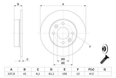 Brake Disc 0 986 478 273