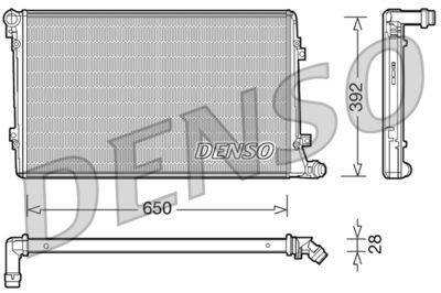 DENSO DRM32019 Крышка радиатора  для SEAT LEON (Сеат Леон)