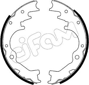 Комплект тормозных колодок CIFAM 153-208 для MAZDA MPV