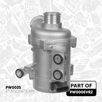 Vodné čerpadlo, chladenie motora ET ENGINETEAM PW0006VR2