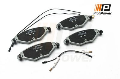 stabdžių trinkelių rinkinys, diskinis stabdys 1B1128 ProfiPower