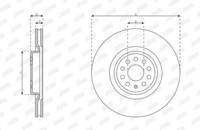 BREMSSCHEIBE JURID 563765JC 2