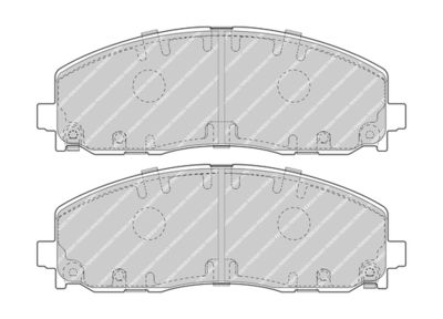 Bromsbeläggssats, skivbroms FERODO FDB4785