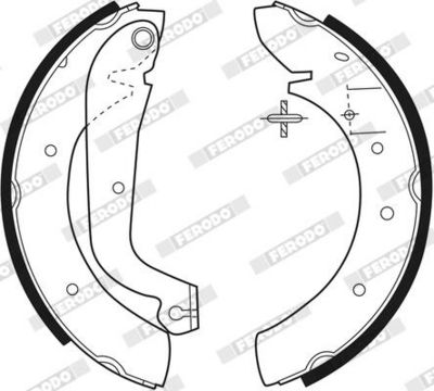 SET SABOTI FRANA FERODO FSB270 1