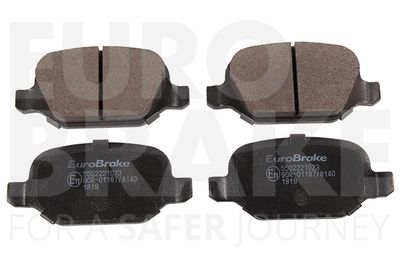 Комплект тормозных колодок, дисковый тормоз EUROBRAKE 5502221023
