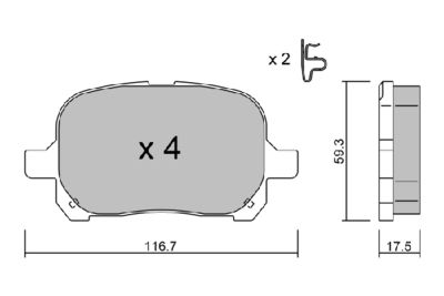 AISIN BPTO-1925 Тормозные колодки и сигнализаторы для LEXUS RX (MCU15) 300 AWD (MCU15) AISIN BPTO-1925 Тормозные колодки и сигнализаторы для LEXUS RX (MCU15) 300 AWD (MCU15)