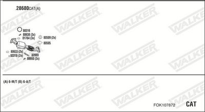 Изпускателна система WALKER FOK107872