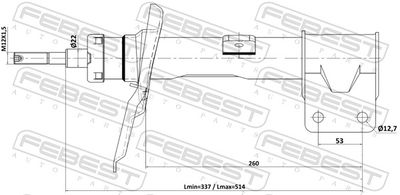 Shock Absorber 25110-008FL