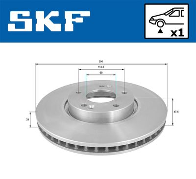 DISC FRANA SKF VKBD80236V1 1