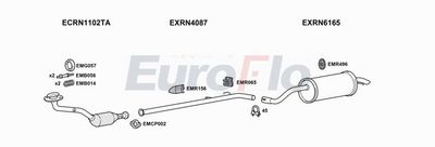 Układ wydechowy EUROFLO RNTWI121004
