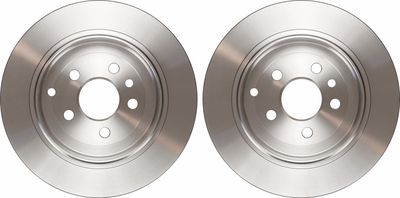Brake disc Achter Links/Rechts past: LAND ROVER FREELANDER 2 2.2D 10.06-10.14