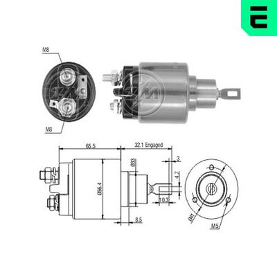 Elektromagnetický spínač, startér ERA ZM873